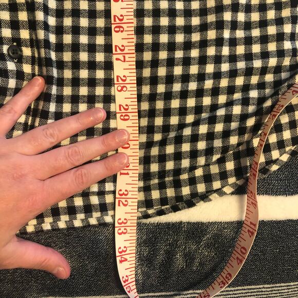 Hawker Rye Stitchfix Black White Flannel Button Down Shirt - Picture 4 of 8